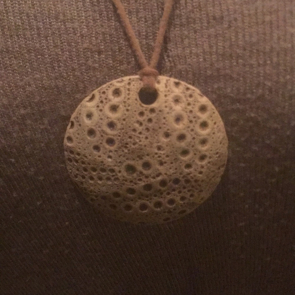 Moon Coral pendent from Bonaire